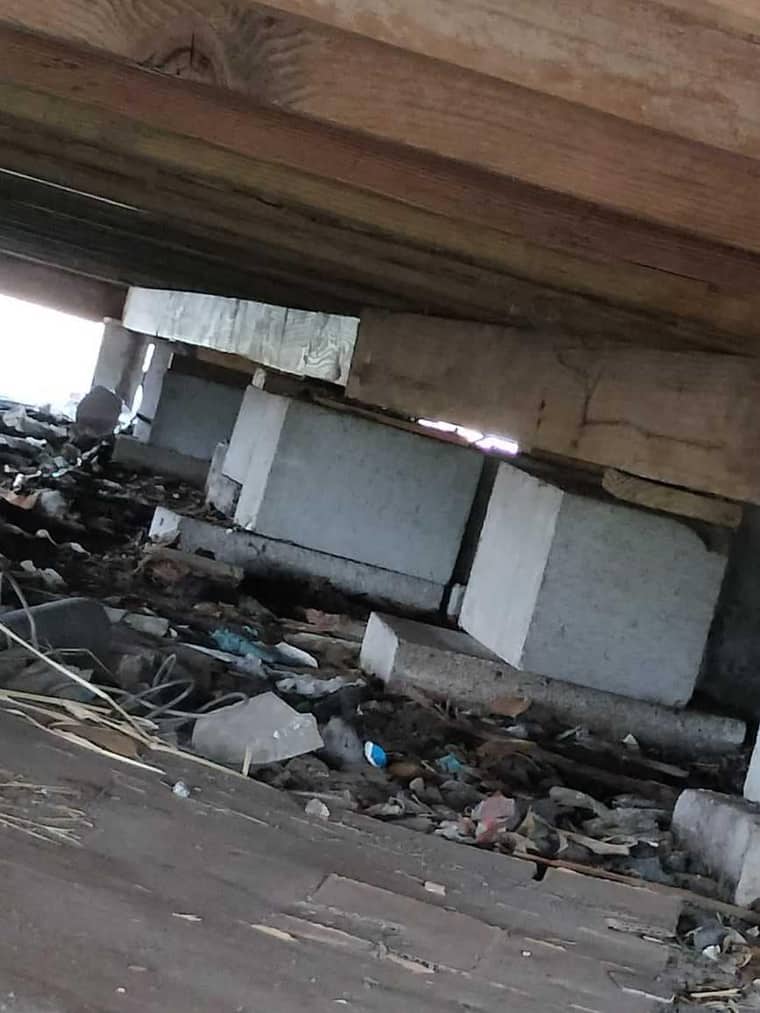 House leveling pier and beam foundation work in Corpus Christi