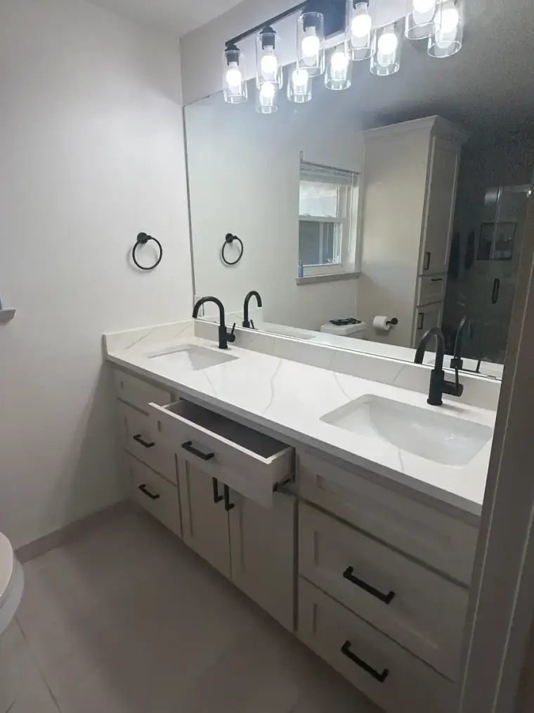 Bathroom remodel by Torres Remodeling — Lauren Villarreal