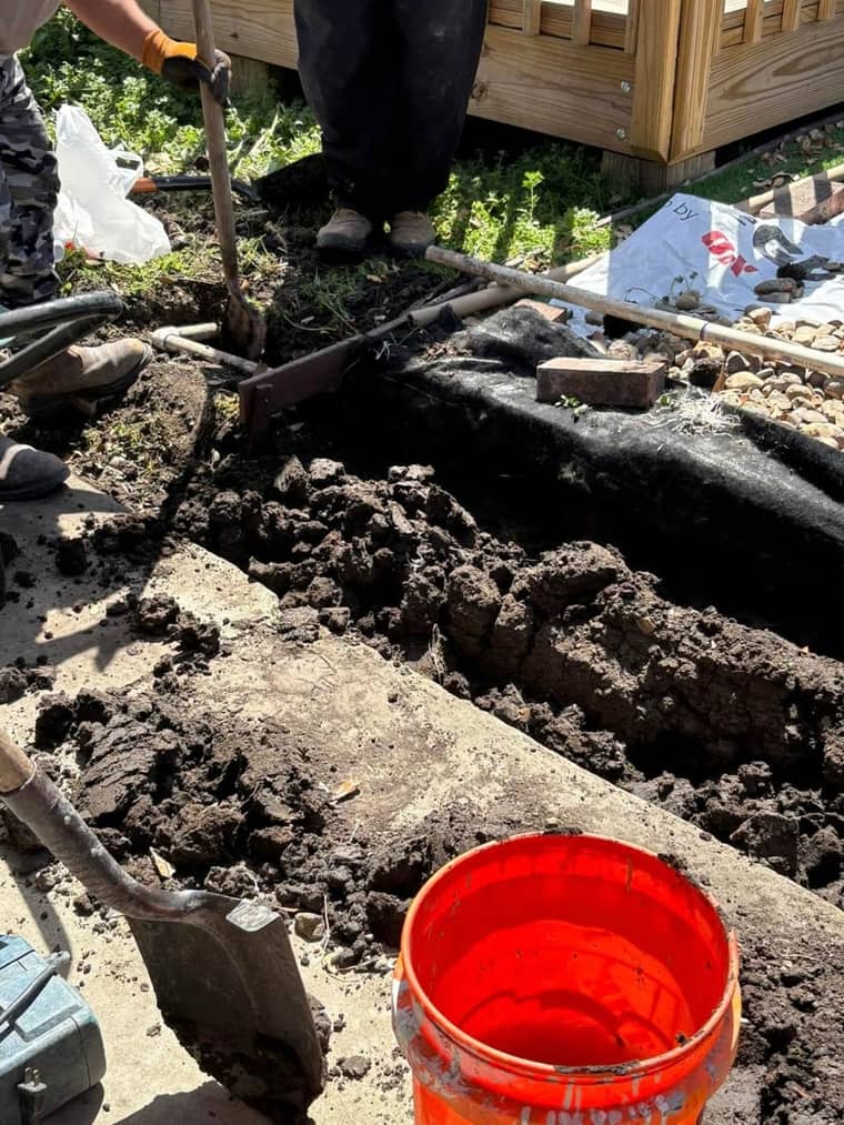 Plumbing repair Corpus Christi — sewer line excavation