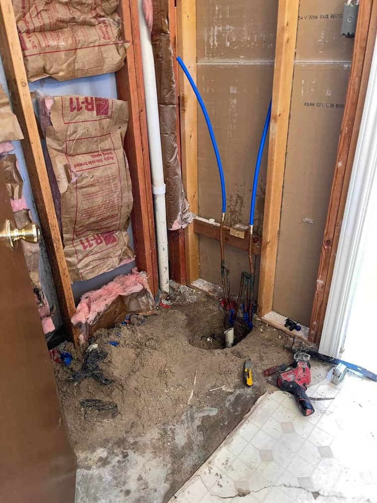 Plumbing rerouting and tunneling in Corpus Christi