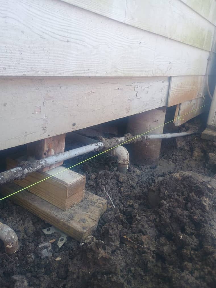 Foundation repair and house leveling work in Corpus Christi
